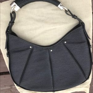 YSL Mombasa Black leather bag